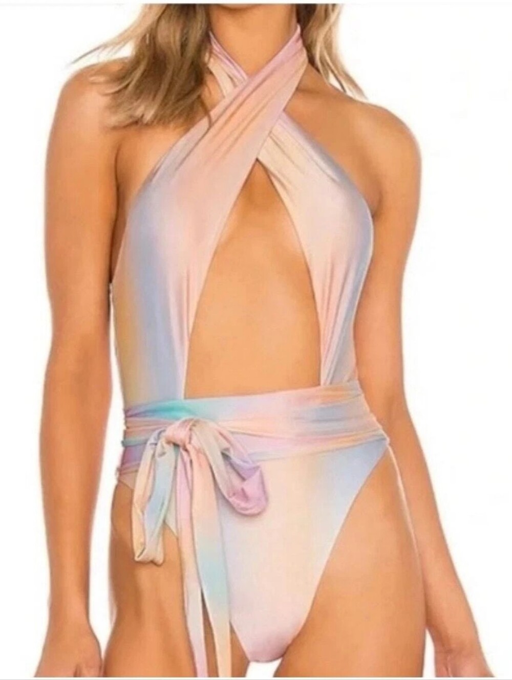 NWT PQ Swim Alex Golden Hour One Piece Sz M